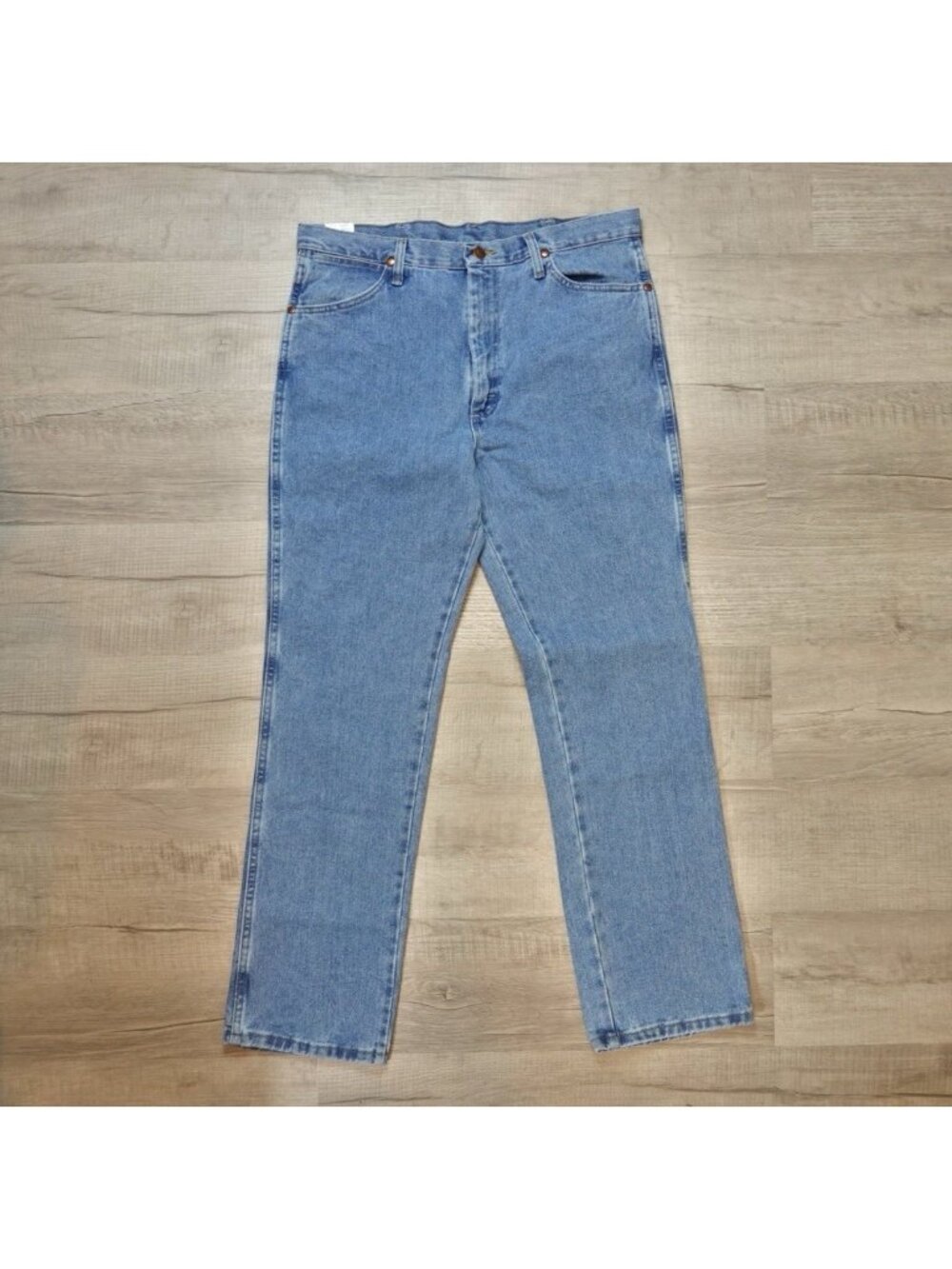 NEW Wrangler 936 Blue Slim Fit Cowboy Cut Denim Jeans Size 36x32 Men's 936ATW